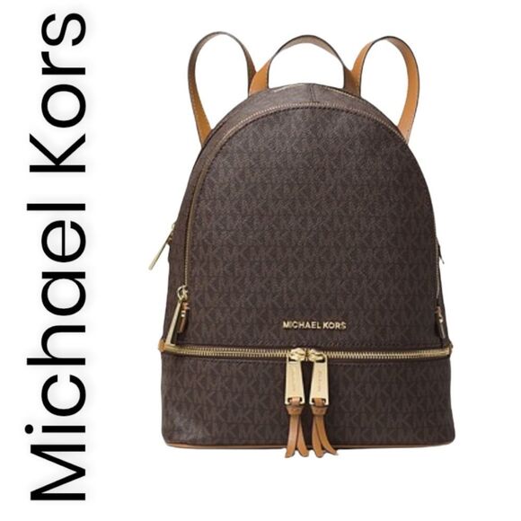Michael Kors Rhea Medium Logo Backpack